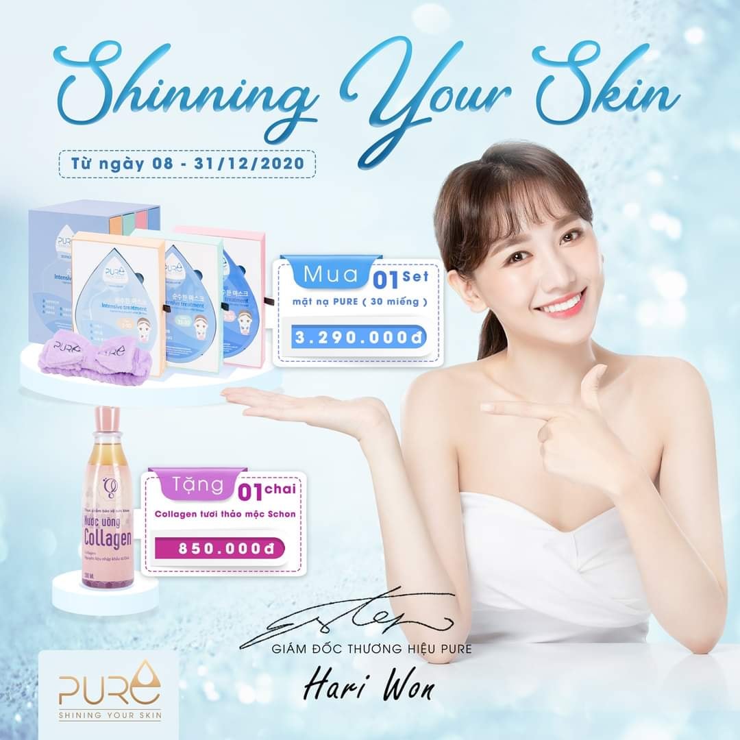[Hcm]Luxury Pure Mask - Mặt Nạ Dưỡng Da Mới