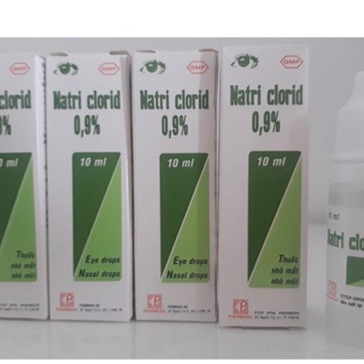 Nước Muối Sinh Lý 09% 10Ml Lốc/10 Lọ (Pharmedic)