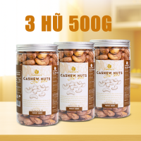 Hạt điều rang muối nguyên hạt TANU NUTS hạt điều Bình Phước ngũ cốc dinh dưỡng