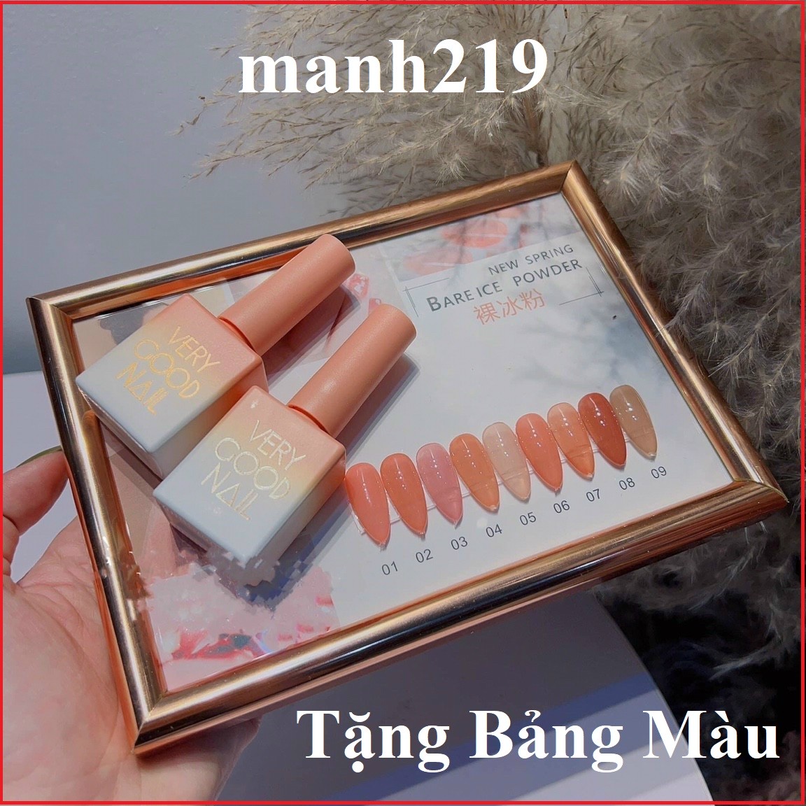 Set Sơn Thạch Very Good Nail 9 màu sơn gel [ Tặng Bảng Màu ] - sinailmi