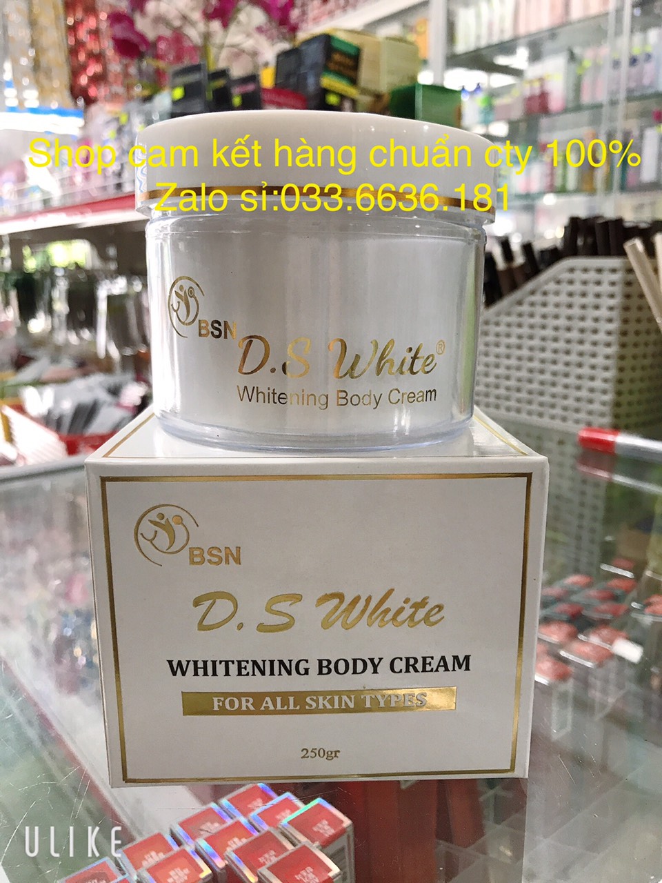 [Chính Hãng 100%] Kem Trắng Da Toàn Thân Body D.s White 250G