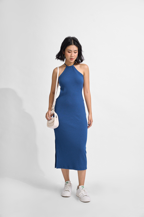 [NHẬP MÃ NOVFALAZSOCIAL02 GIẢM 40K ĐƠN 199K  ] Đầm Yếm Ôm Body Thun Gân Cut-Out Eo Thời Trang Váy Yế