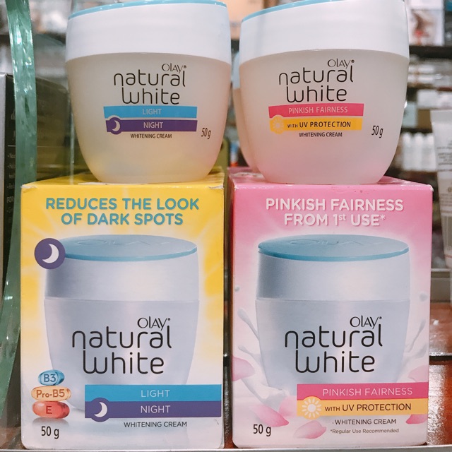 Set kem Olay Nature White trắng hồng tự nhiên