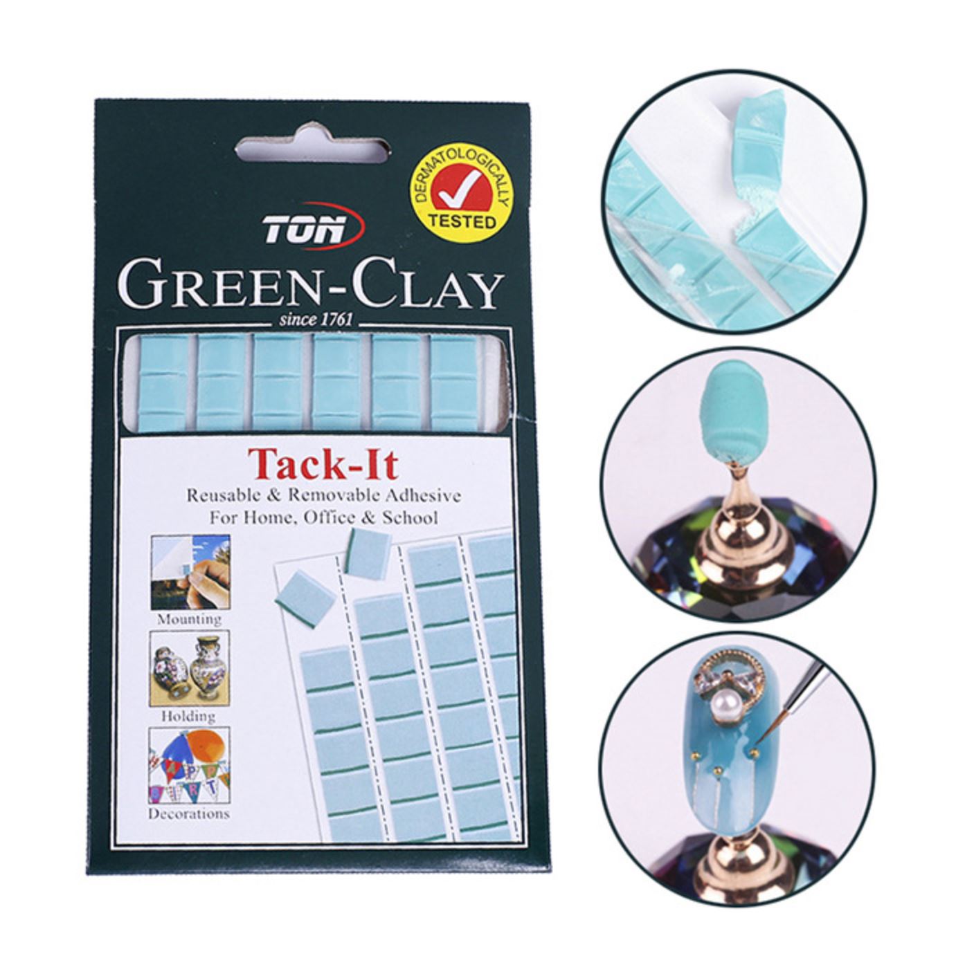 [Hcm]Keo Đa Năng Cố Định Móng Trưng Bày Trên Đế Hoặc Ngón Tay Giả Keo Sáp Dính Nail Chắc Chắn 102 Miếng Không Độc Hại