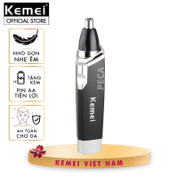 Máy tỉa lông mũi Kemei KM-6512 dùng pin AA tiện lợi ( tặng kèm 1 viên pin đi kèm máy)