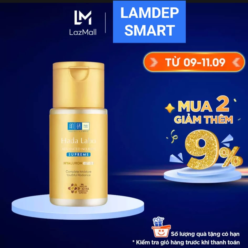 Dung dịch dưỡng ẩm toàn diện Hada Labo Advanced Nourish Supreme Hyaluron Lotion 100ml