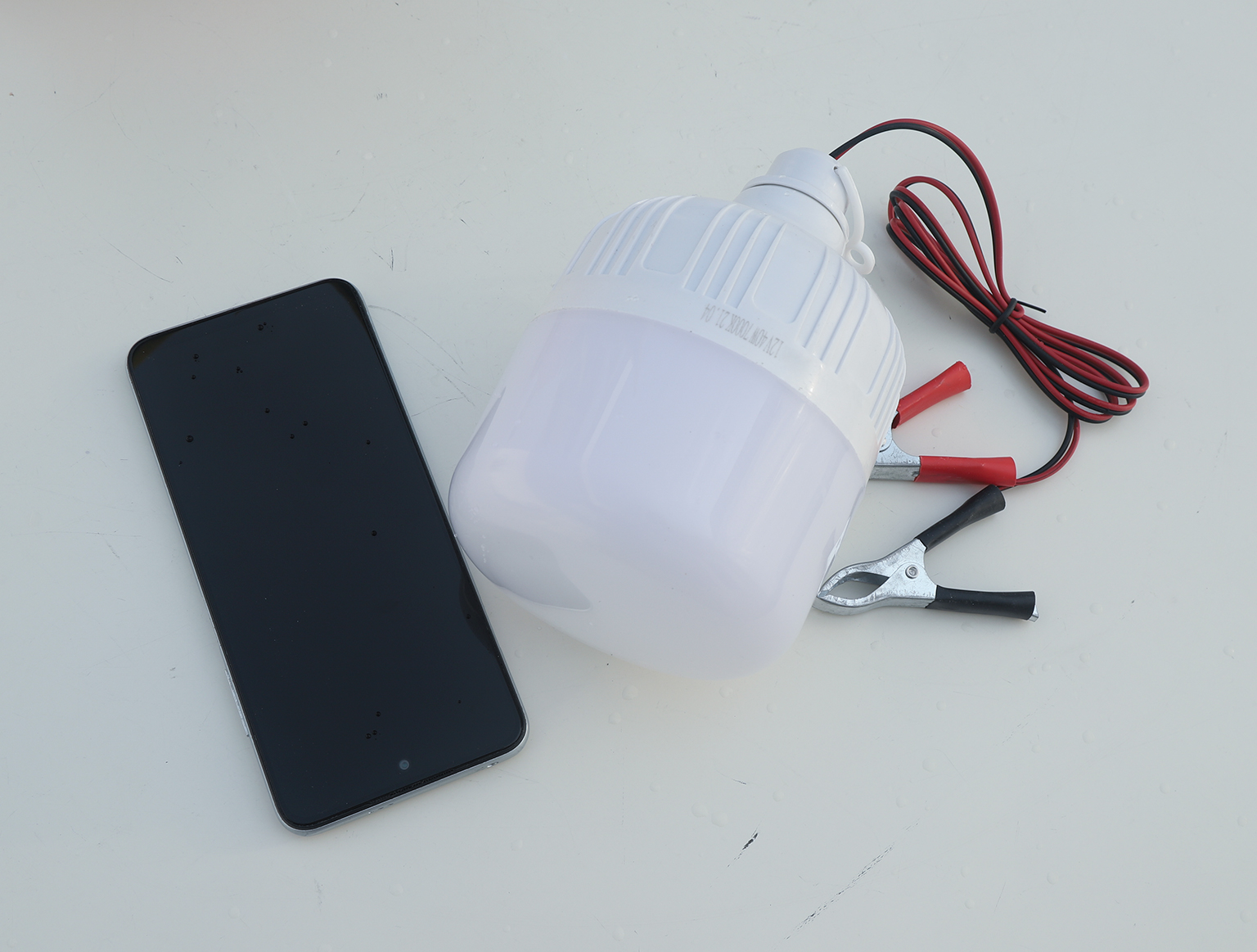 BÓNG ĐÈN LED 12V KẸP BÌNH ẮC QUY 20W 30W 40W