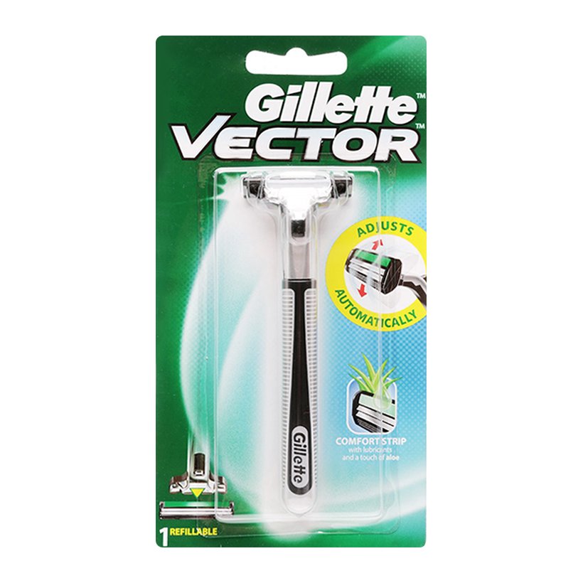 [Cam Kết Chính Hãng] Bộ Dao Cạo Râu Gillette Vector