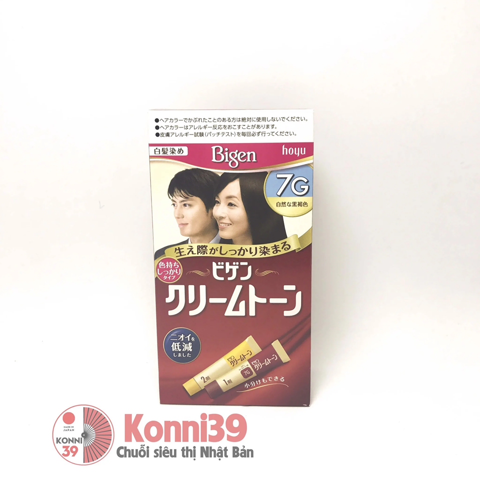 Thuốc nhuộm tóc thảo dược phủ bạc Bigen Nhật Bản