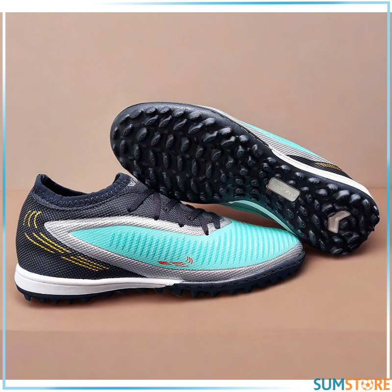 Giày Đá Bóng Thể Thao Đế TF Phantom 6 Pro Màu Đen Ngọc Phù Hợp Cho Sân Cỏ Nhân Tạo