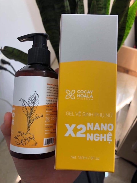 Gel Vệ Sinh Phụ Nữ X2 Nano Nghệ 150Ml Ngăn Ngừa Nấm Ngứa Sạch Sâu Dưỡng Ẩm