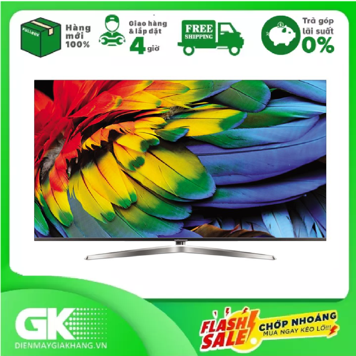 Smart Tivi Casper Android 4K 65inch 65EG8000