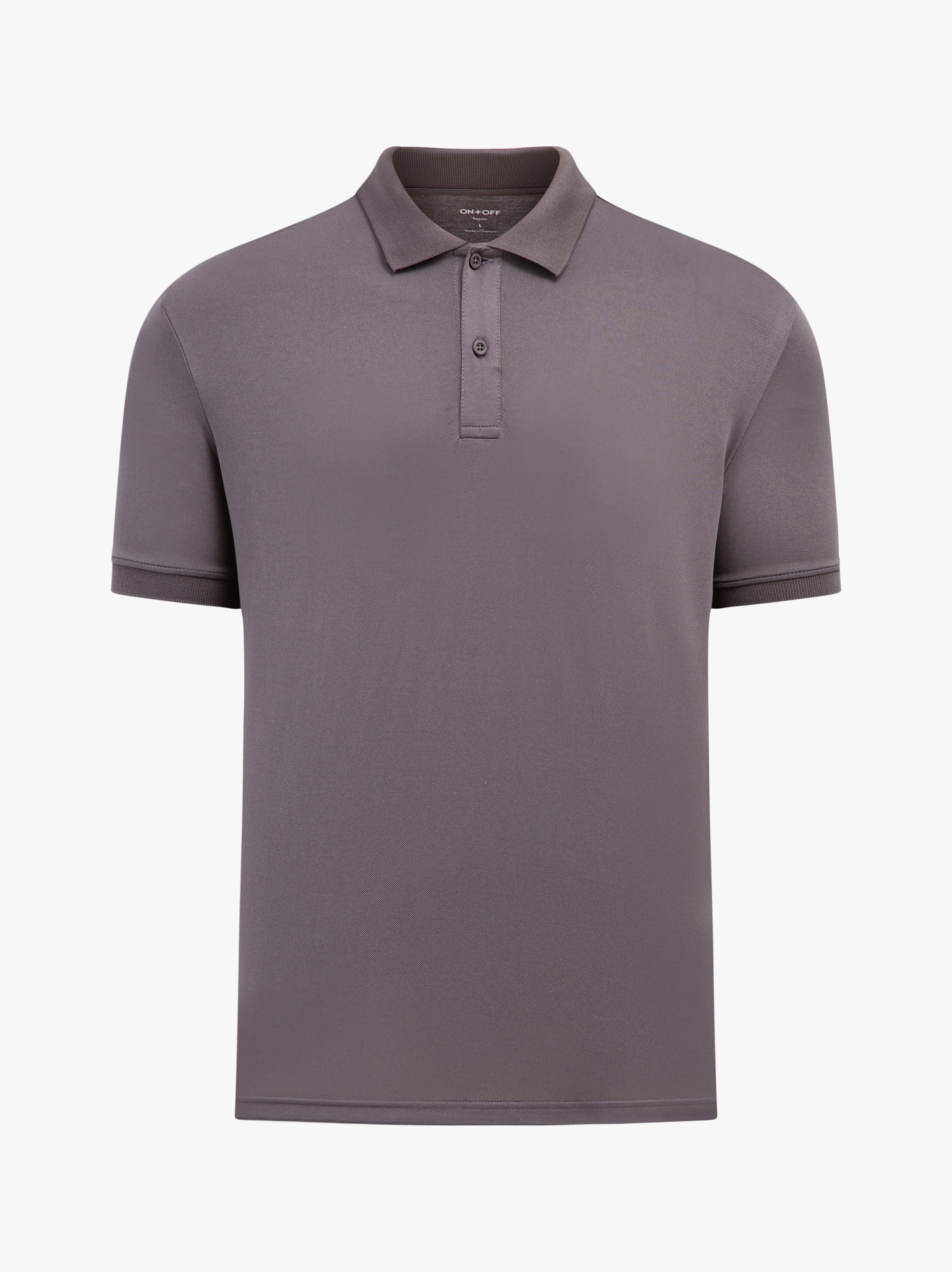 ONOFF Active QuickDry Polo Shirt for Men - Breathable Short Sleeve Collared Top