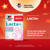 Viên uống lợi sữa Doppelherz Aktiv Lacta+ hỗ trợ cải thiện nguồn sữa mẹ sau sinh (Hộp 30 viên)