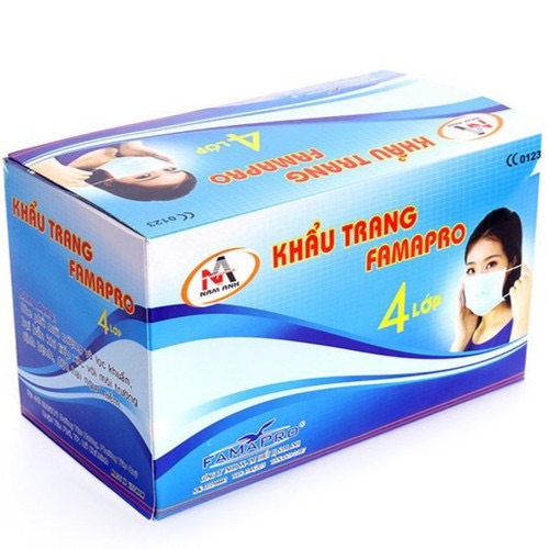 Khẩu Trang 4 Lớp Famapro 50 Cái ( Có Tem Chống Giả)