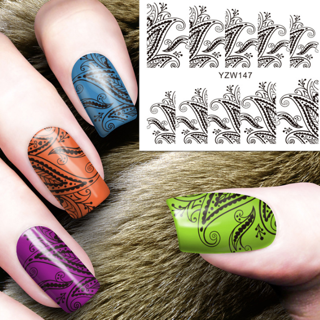 Miếng dán trang trí Nail 3D hình xinh xắn