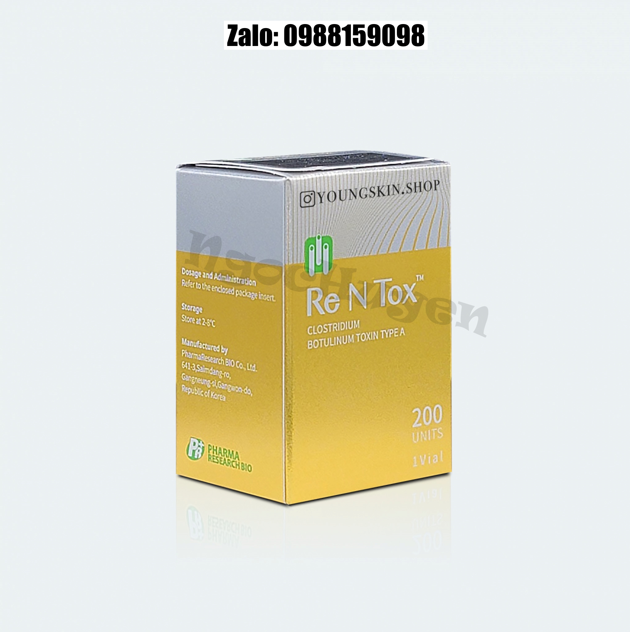 Botox Rentox 200Units - Botox200 - Botox Hàn Quốc - Botox Chính Hãng - Thon gọn hàm