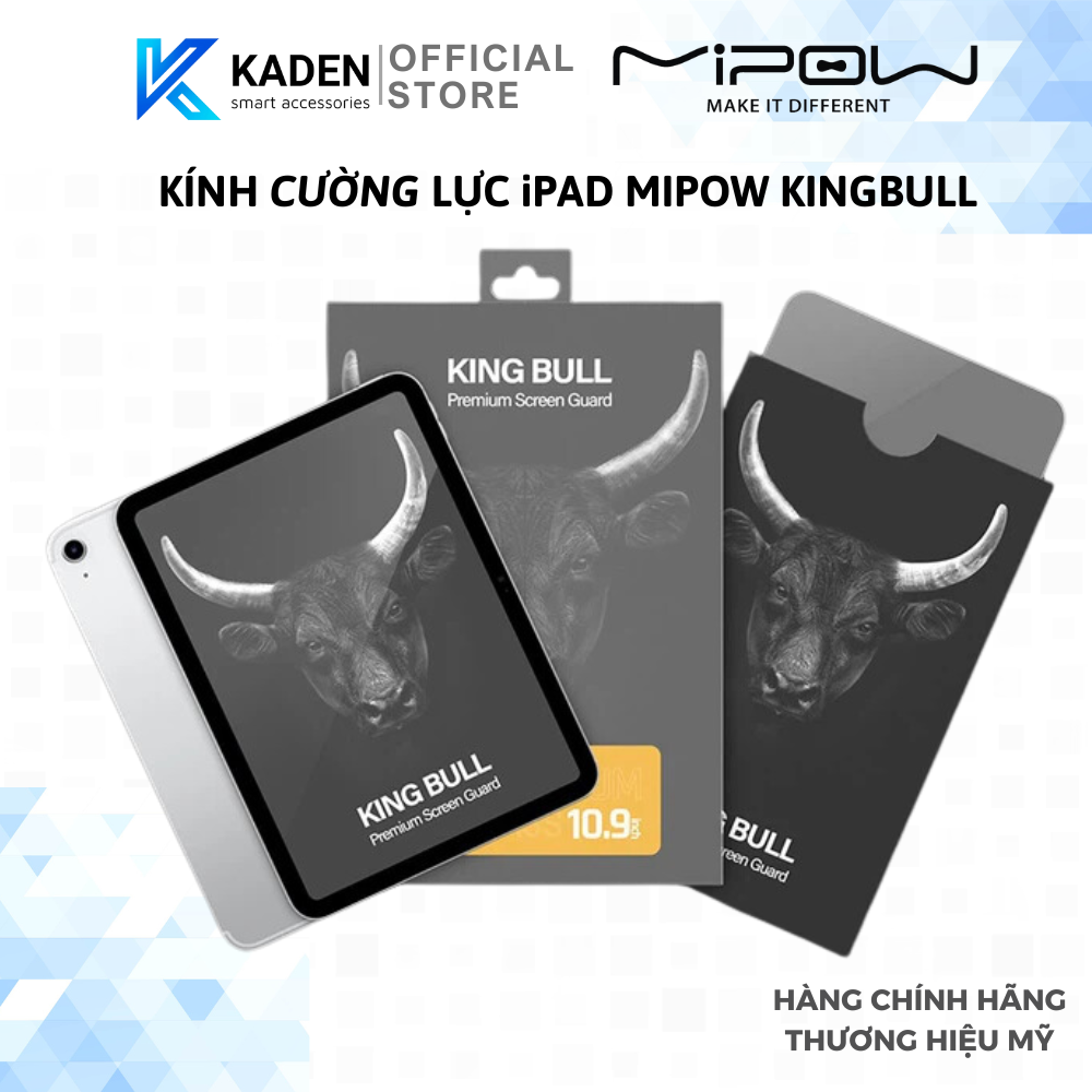 Kính Cường Lực Mipow Kingbull Premium Hd (2.7D) Ipad