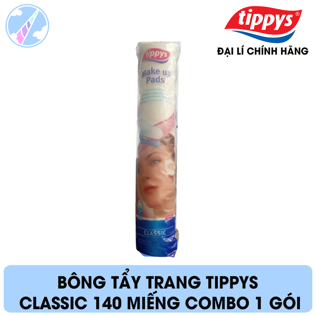 [Hcm]Bông Tẩy Trang Tippys Classic 140 Miếng