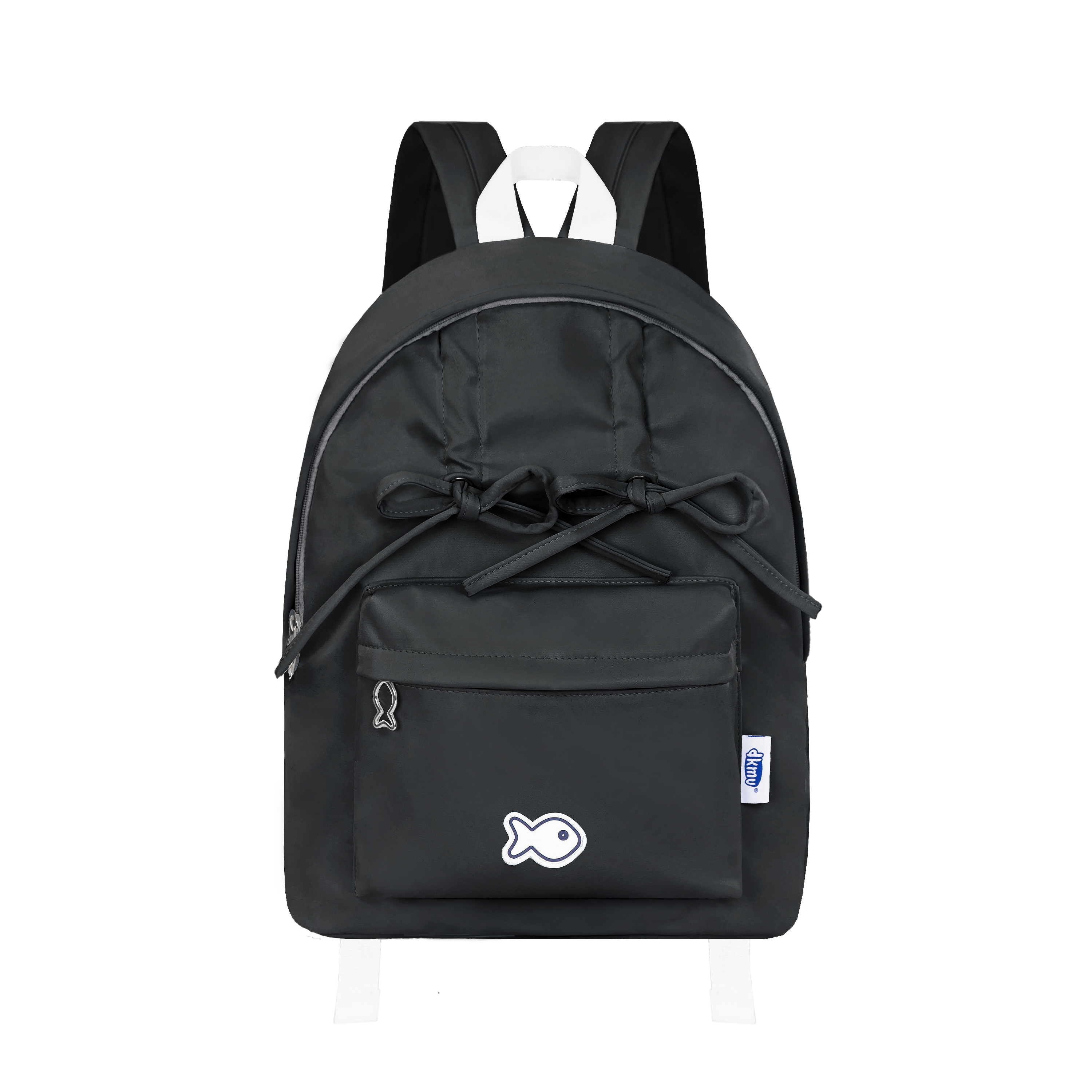 Balo nữ đi học màu pastel DKMV chống nước đựng laptop 14inch Basic Leather Backpack | K-P18 & K-P45
