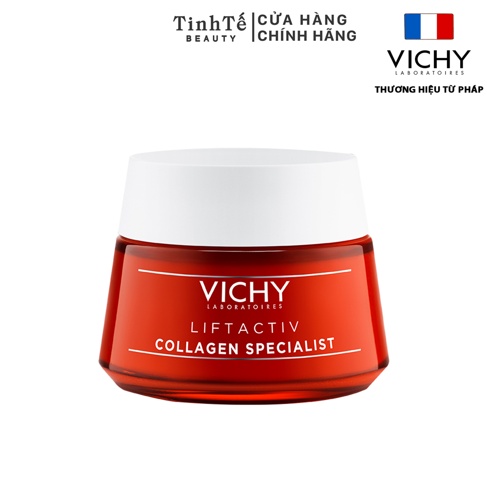 Kem Dưỡng Vichy Collagen Chuyên Biệt Dành Cho Cả Ngày & Và Đêm Cải Thiện Dấu Hiệu Lão Hóa Do Thiếu Hụt Collagen 50ml