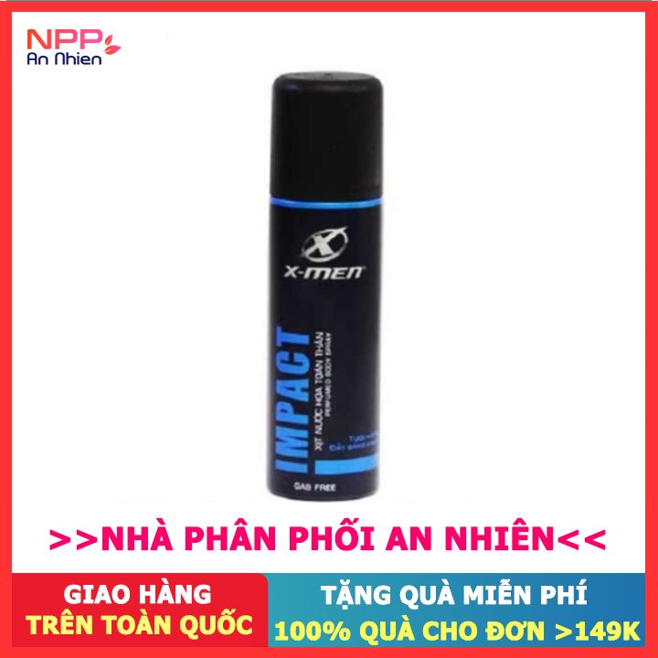 Xịt Nước Hoa Toàn Thân Xmen Impact 100Ml - Npp An Nhiên