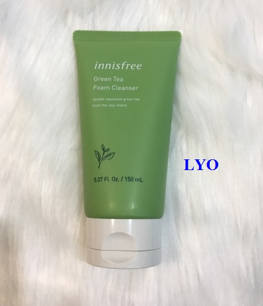 Sữa rửa mặt trà xanh Innisfree GREEN TEA CLEANSING FOAM 150ml