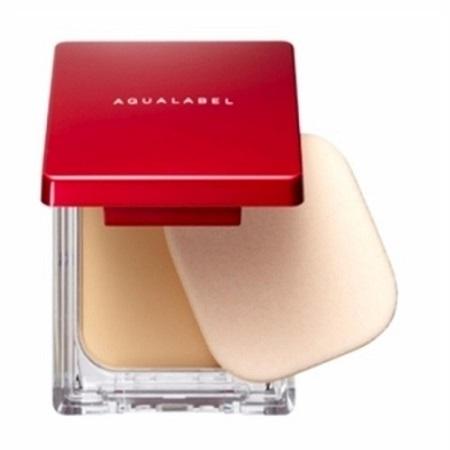 Phấn nền Shiseido Aqualabel Moist Powdery - Màu đỏ dành cho da khô 11.5g