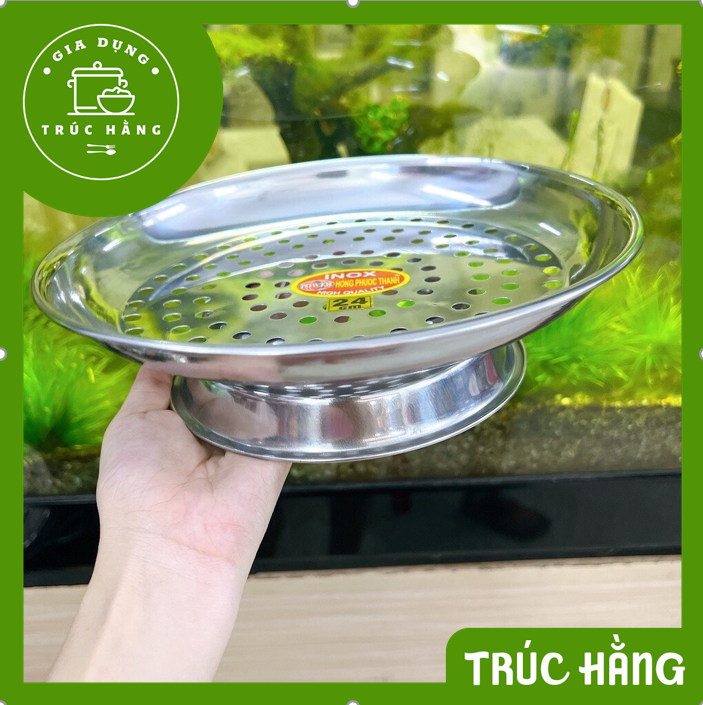 Vỉ Xửng hấp inox đủ size (22cm-26cm) Hồng Phước Thanh