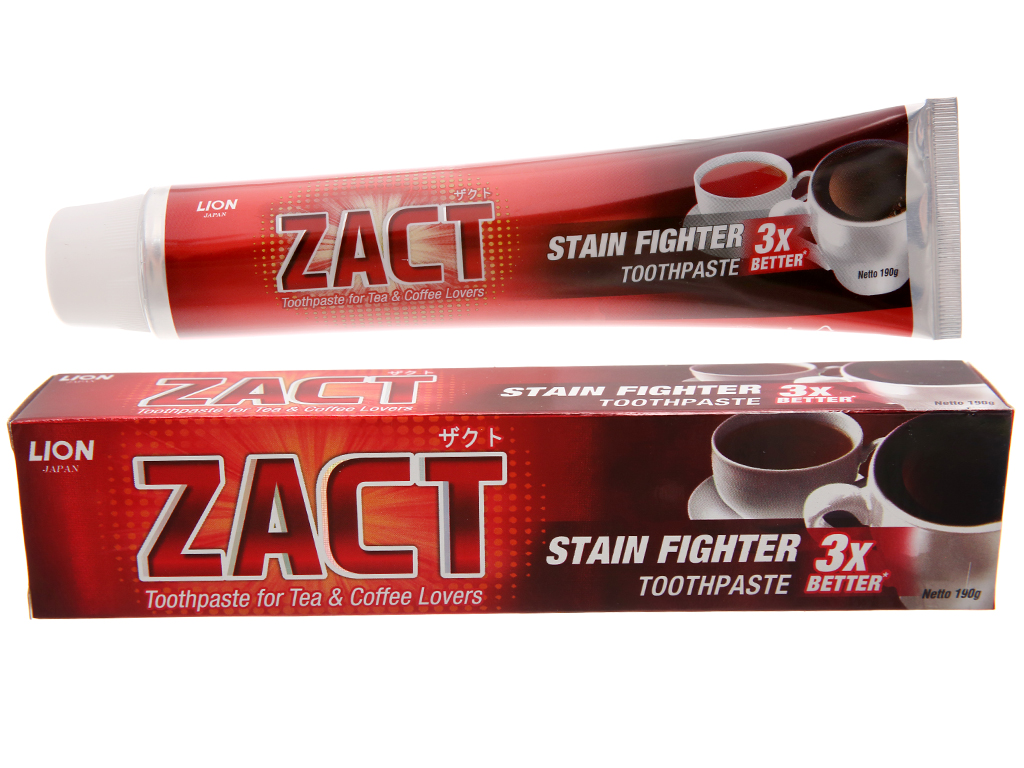 [Hcm]Kem Đánh Răng Zact Dành Cho Người Uống Cafe 190G Nhật Bản