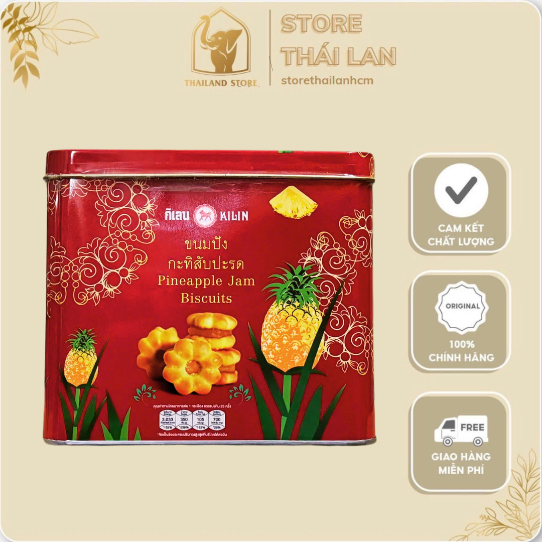 Bánh Quy Nhân Mứt Dứa Kilin – Lựa Chọn Tinh Tế Cho Tết Sum Vầy