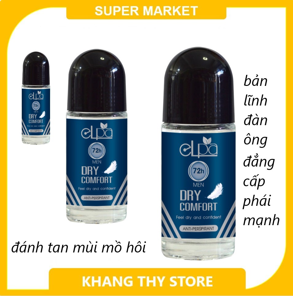 Lăn khử mùi Nam Dry comfort 50ml mùi hương nam tính sảng khoái