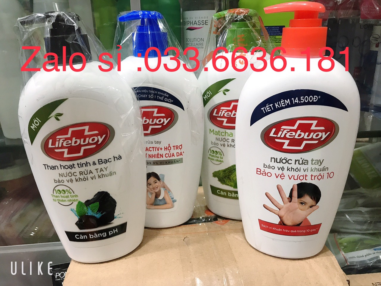 Nước Rửa Tay Lifebuoy Chai Vòi 500G