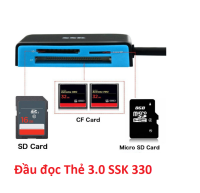 Đầu đọc thẻ nhớ Hoco TF SD / đầu đọc đa năng SSK 330 đọc được MicroSD SD CF M2 MS XD