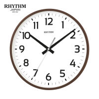 Đồng hồ treo tường Nhật Bản Rhythm CMG619NR06- Kt 30.5 x 3.5cm 630g Vỏ nhựa. Dùng Pin.