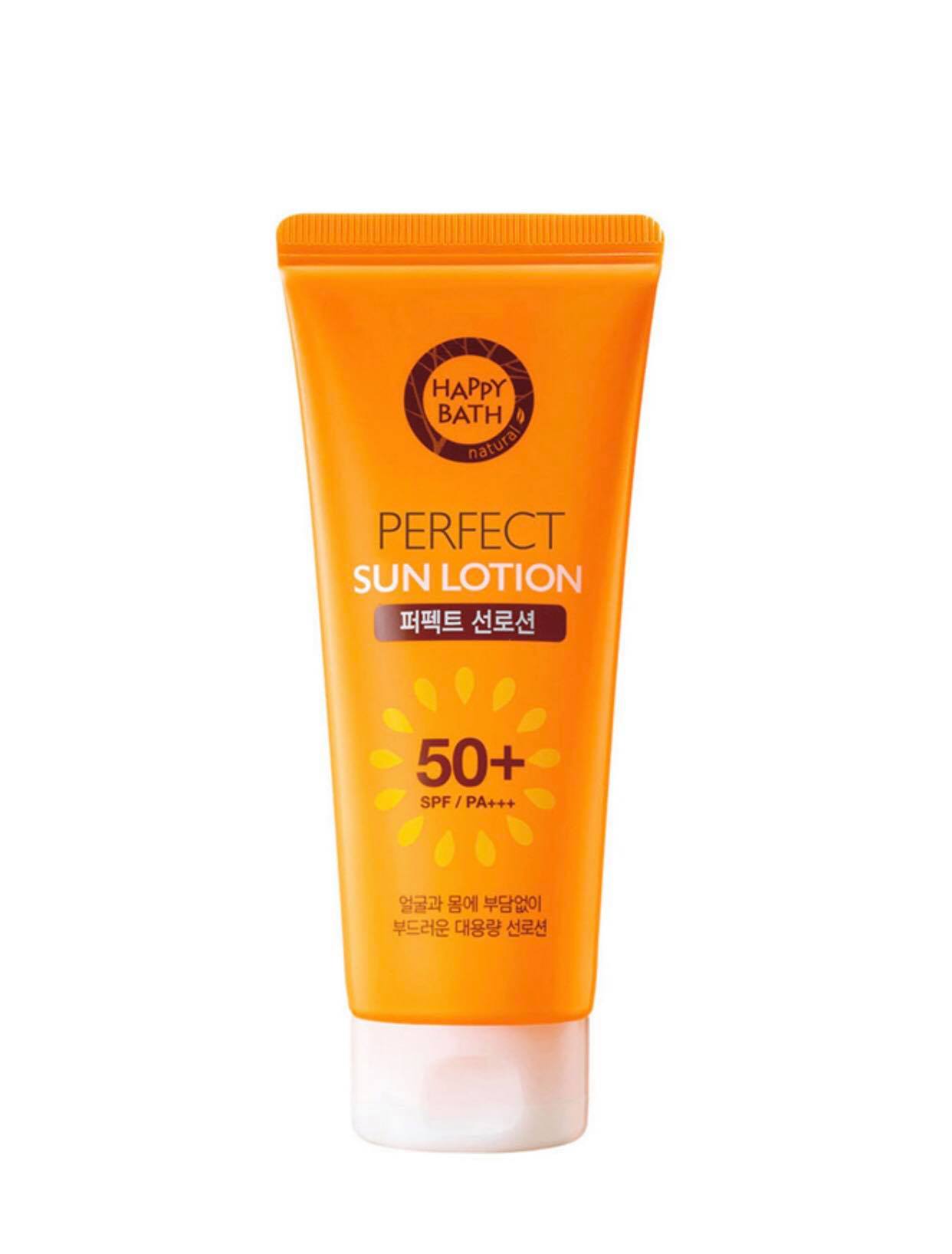 Sun Lotion Kem Chống Nắng Dưỡng Trắng Toàn Thân Không Bết Rít Happy Bath Perfect Sun Lotion Spf 50+Spf/ Pa+++