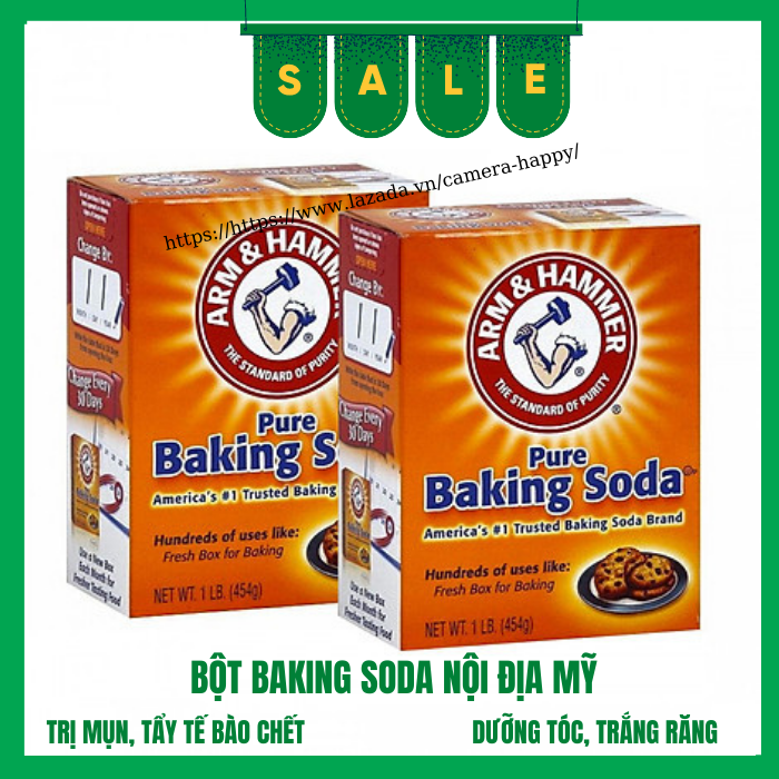 Bột Baking Soda Mỹ 454G Tiện Dụng