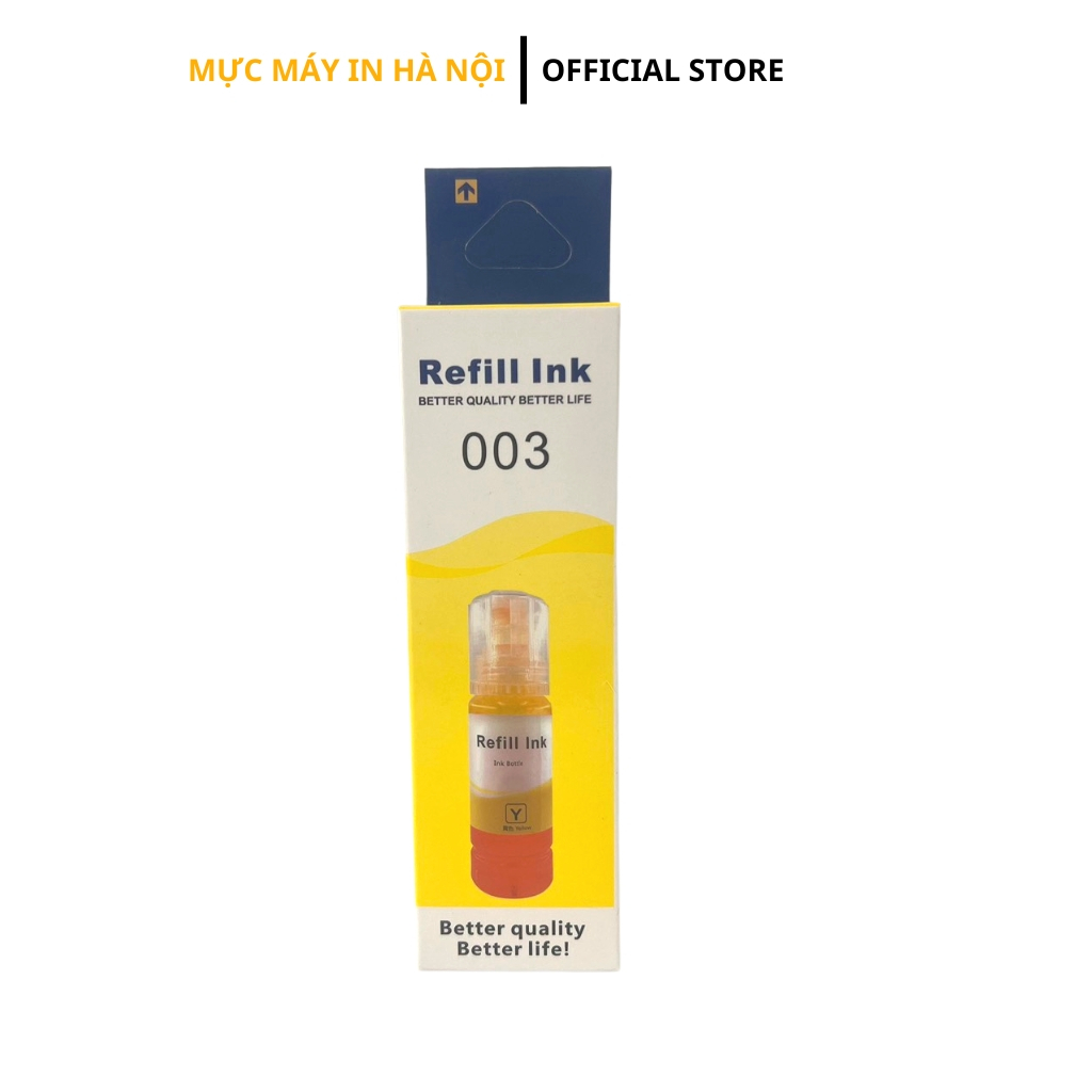 Mực ink 003 bóc máy epson L3110/ L3150/L1110/L4150/L3210/L1250/L3250/L4160 hàng nhập khẩu in sắc nét
