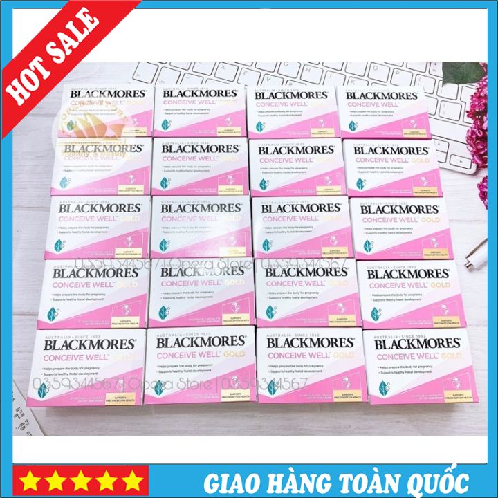 Viên Uống Tăng Khả Năng Thụ Thai Blackmores Conceive Well Gold 🔥Cam Kết Chính Hãng 🔥