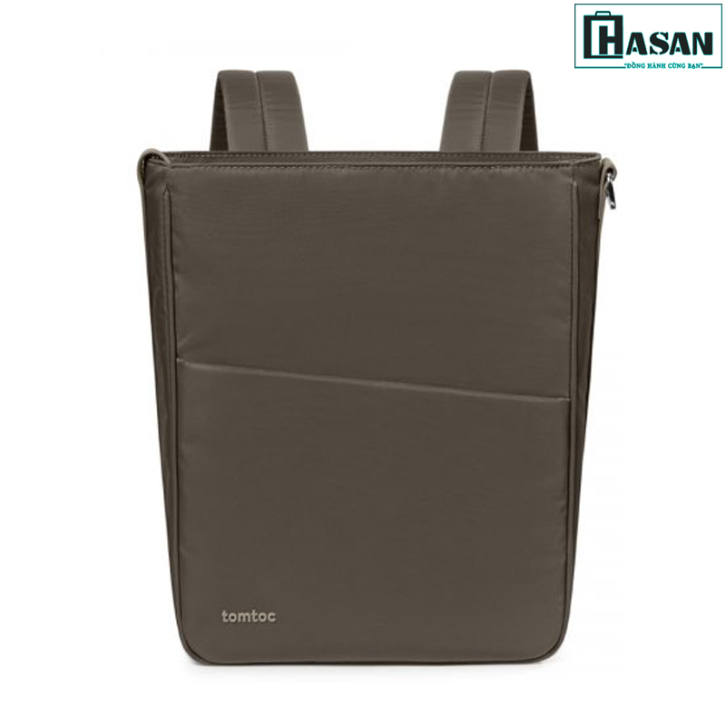 Túi đeo kiêm balo chính hãng TOMTOC (USA) Slash Sling bag Taupe - H63 cho Ultrabook
