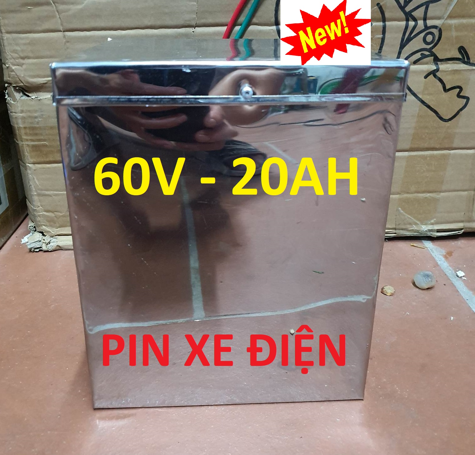 Ắc quy Pin LITHIUM 60V 20AH cho xe điện - Ắc quy xe điện