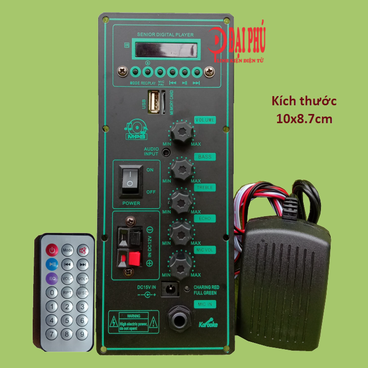 [HCM]Mạch loa kéo 2 kênh công suất 50W + 50W HA8622 Loa kéo 2.5 đôi Bluetooth Karaoke