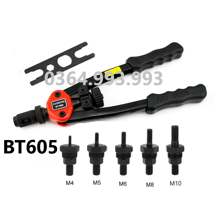 Kìm rút ốc tán BT-605/Dụng cụ rút ốc BT-605/ Vam rút ốc tán BT-605 (Dùng cho tán rút từ M3-M10) BẢO 