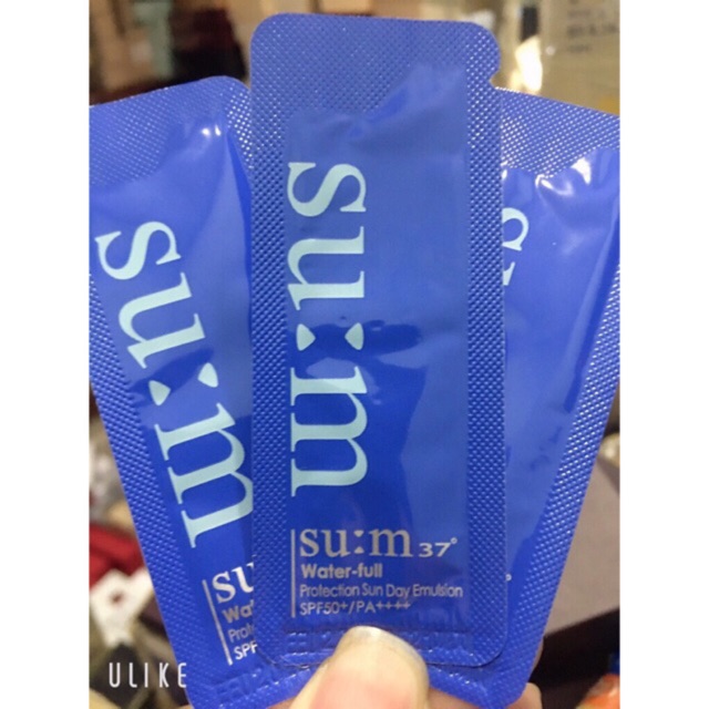 Combo 10 Gói Chống Nắng Sum37 Water Full Protection Sun Day Emulsion Spf 50+/ Pa++++ Dành Cho Da Nhờn Dầu Mụn