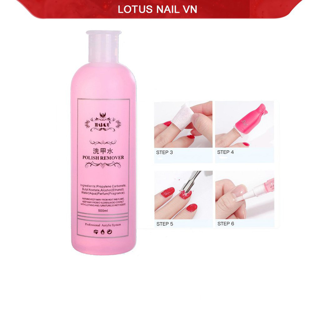 Phá gel chậm an toàn Jiakou chai 500ml hàng Nhật Bản