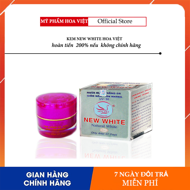 Kem Trắng Da Mụn Nám Tàn Nhang New White 12Gr