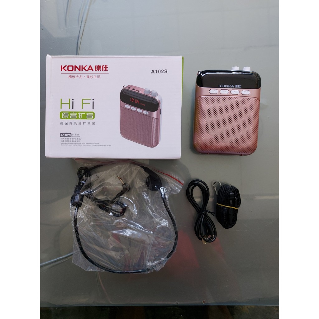 Máy trợ giảng cho giáo viên không dây Bluetooth 5.0 - Loa Trợ Giảng Không Dây may tro giang KONKA A1