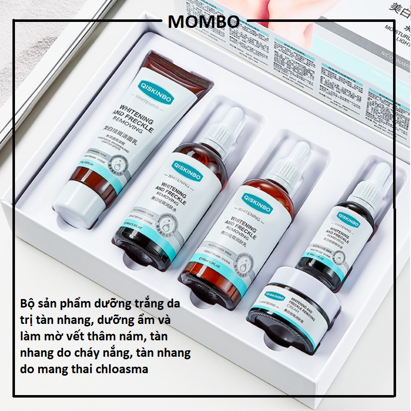 [Hcm]Bộ Chăm Sóc Da 5 Món Làm Mờ Thâm Nám Tàn Nhang Cải Thiện Làn Da Trắng Mỗi Ngày Dành Cho Nữ ( Sữa Rửa Mặttinh Chất Mờ Nám Tàn Nhangtinh Chất Tái Tạo Dasữa Dưỡngkem Nám Tàn Nhang Làm Trắng Da)