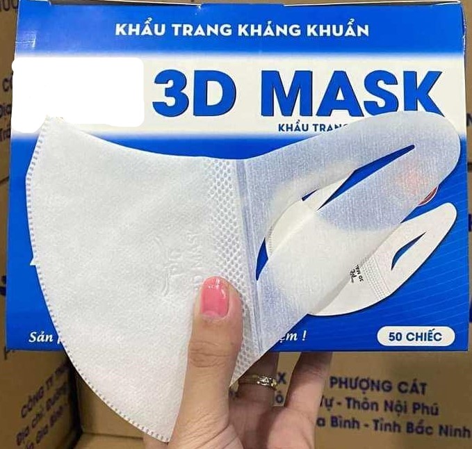 Hộp 50 chiếc khẩu trang 3D Mask công nghệ Nhật
