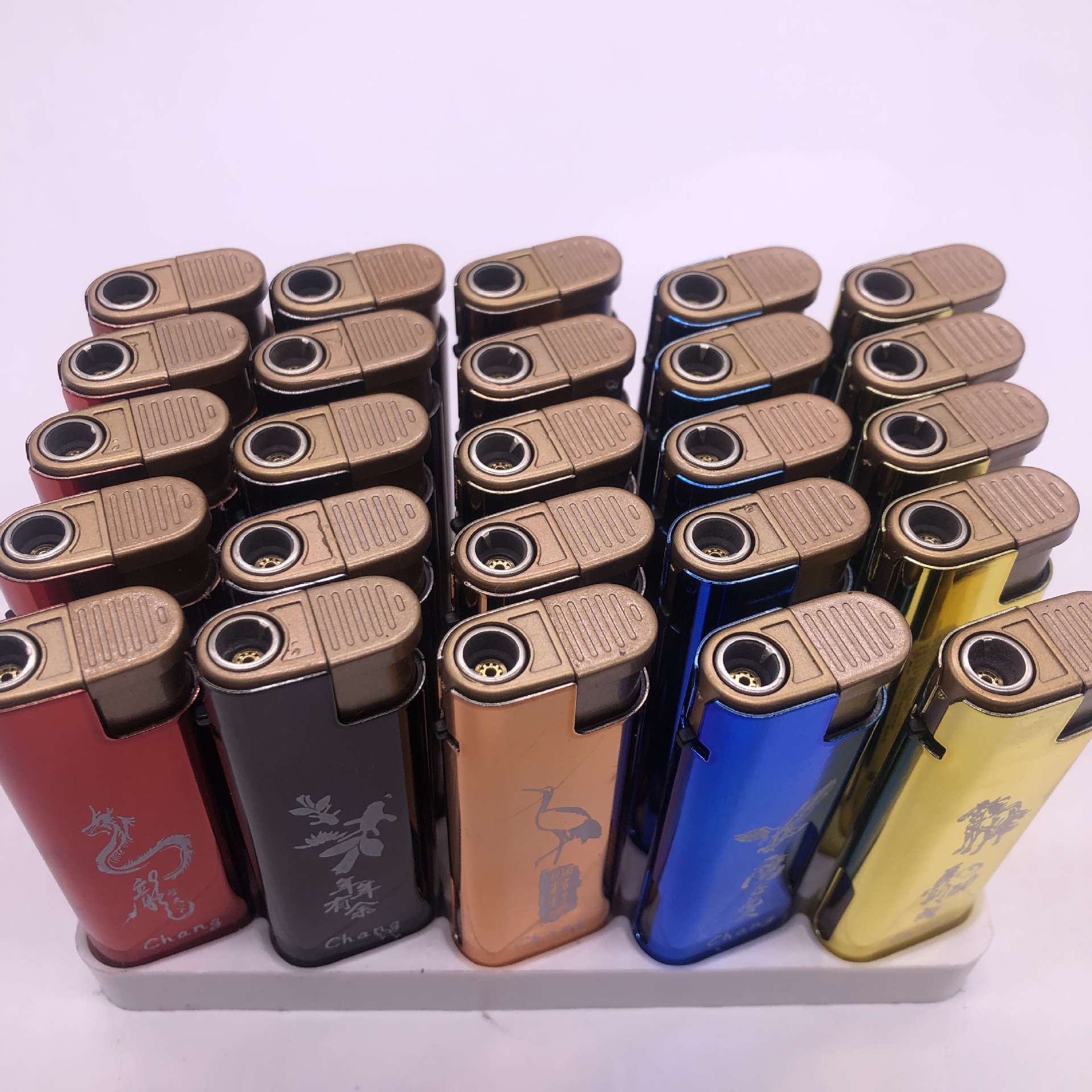 Hộp quẹt khè Rồng tia lửa Xanh 958 Bật lửa khò tia Vỏ bọc Kim loại Chang 958